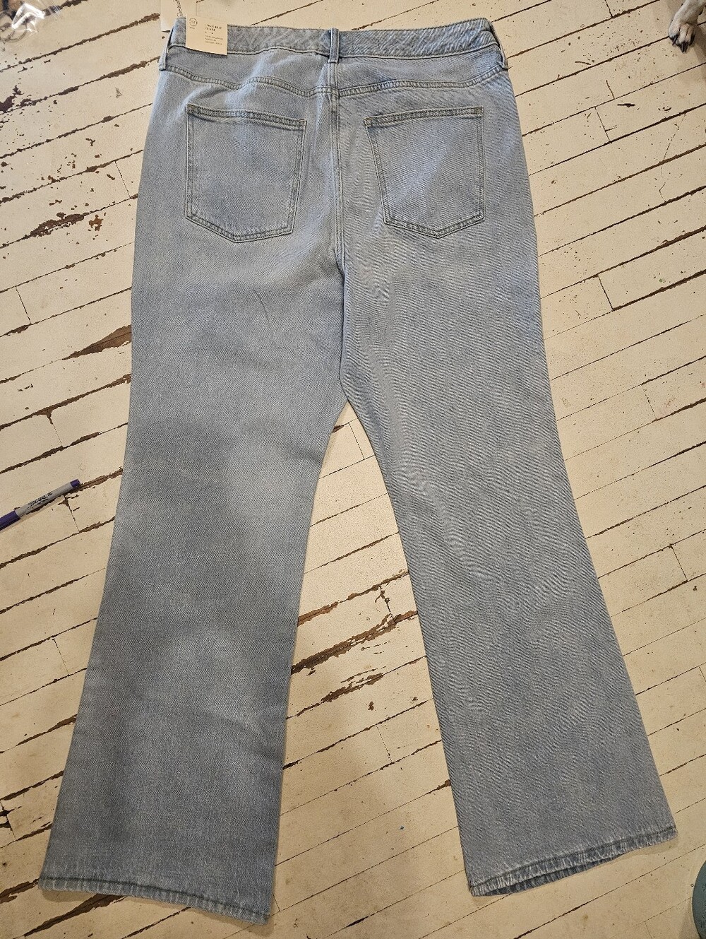 Universal Thread High Rise Flare Jeans Size 17 Light Wash NWT